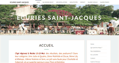 Desktop Screenshot of ecuries-saint-jacques.com