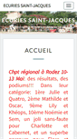 Mobile Screenshot of ecuries-saint-jacques.com