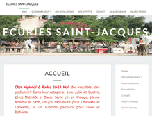 Tablet Screenshot of ecuries-saint-jacques.com